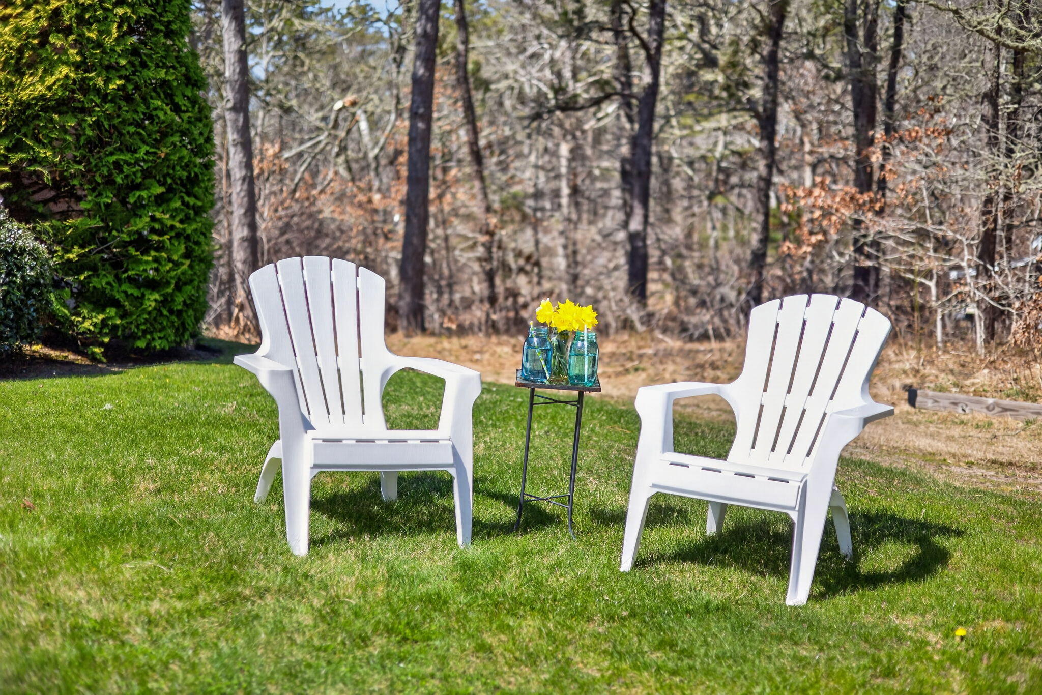 23 Dundee Circle Harwich, MA 02645 - Photo 26 of 33 a chair and a table in a yard