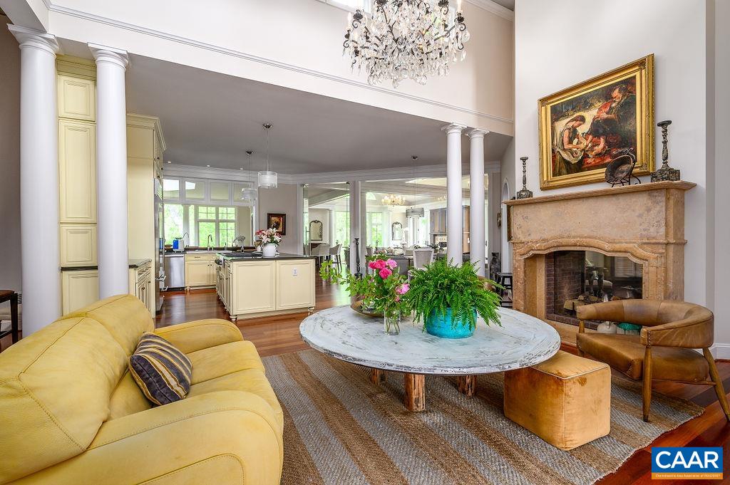 2408 Old Lynchburg Road Charlottesville, VA 22903 - Photo 23 of 71 a living room with furniture and a fireplace
