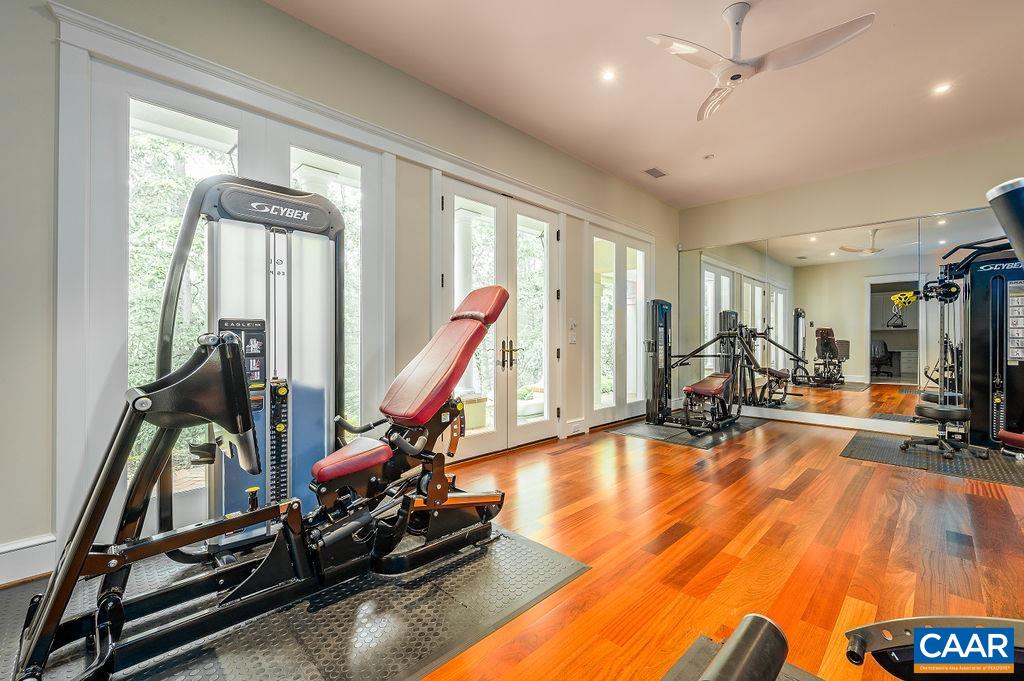 2408 Old Lynchburg Road Charlottesville, VA 22903 - Photo 52 of 71 a view of a room with gym equipment