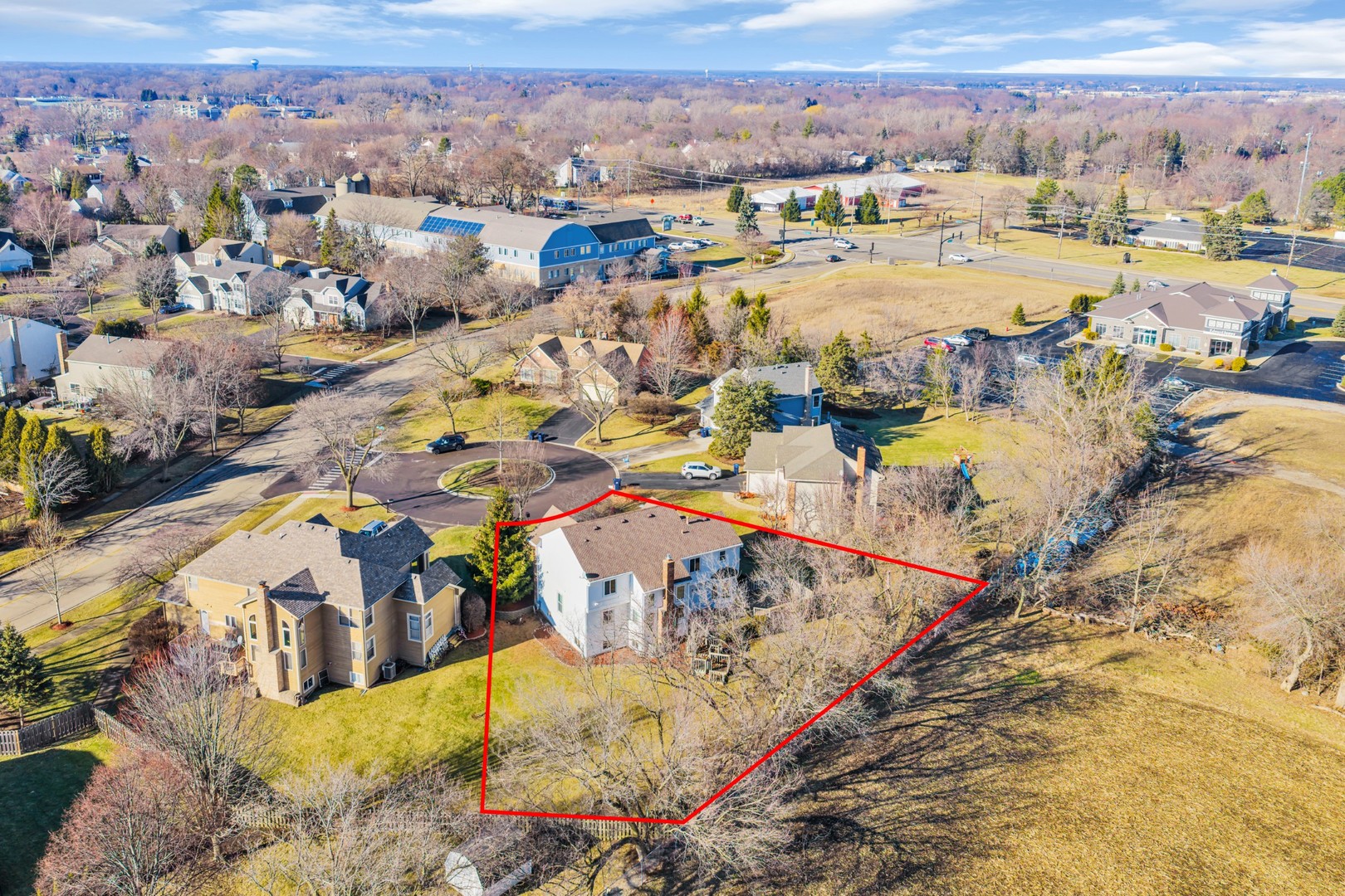 6063 Morningside Court Gurnee, IL 60031 - Photo 52 of 58 an aerial view of residential houses with outdoor space