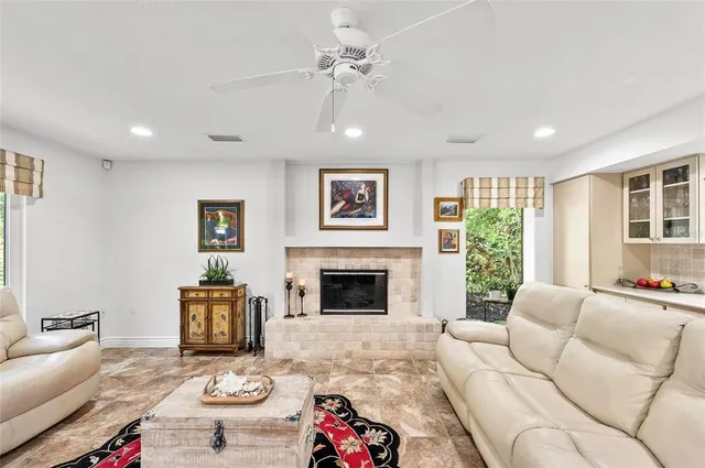 a bed room with a bed and a large window