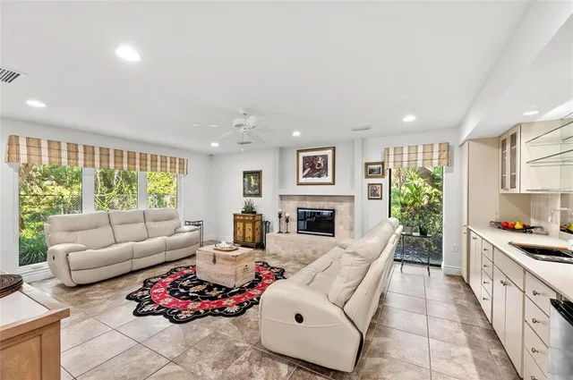 a bathroom with a sink and a shower