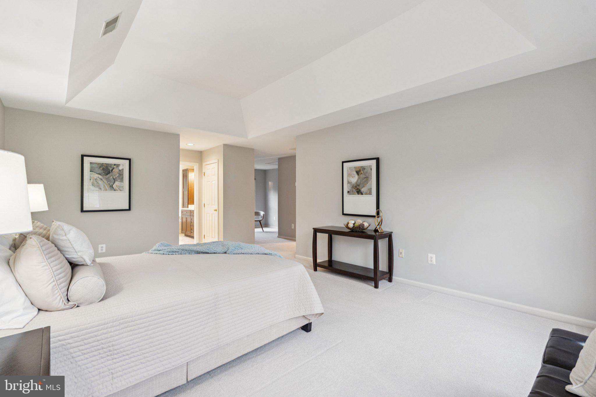 12213 Windsor Hall Way Herndon, VA 20170 - Photo 28 of 64 a bedroom with a bed and a painting on the wall