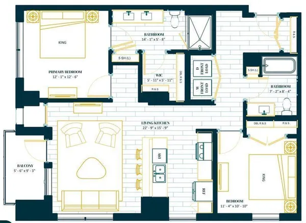 $2,584 | 650 Portland Avenue South, Unit 535, Minneapolis, MN 55415