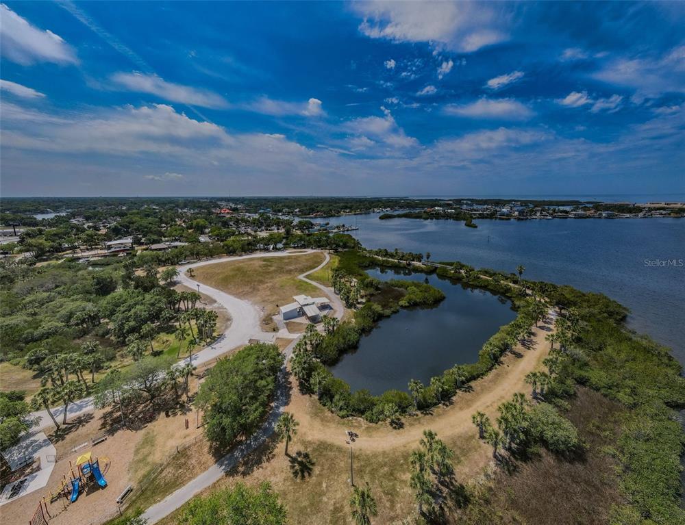 5433 Bluepoint Drive Port Richey, FL 34668 - Photo 35 of 50 an aerial view of a house with a yard