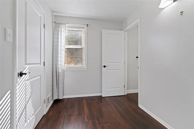 wooden floor in an empty room