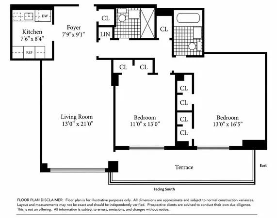 $8,000 | 211 East 53rd Street, Unit 12F | Midtown East