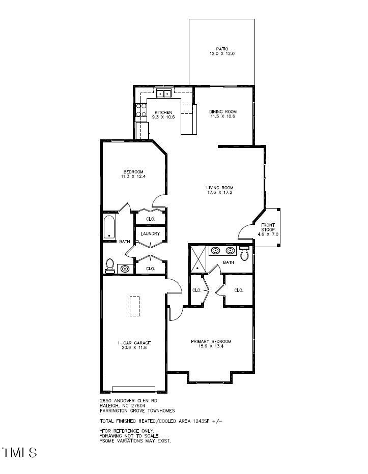2650 Andover Glen Road Raleigh, NC 27604 - Photo 22 of 27 Interior layout