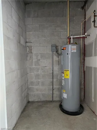 a view of a building next to a yard