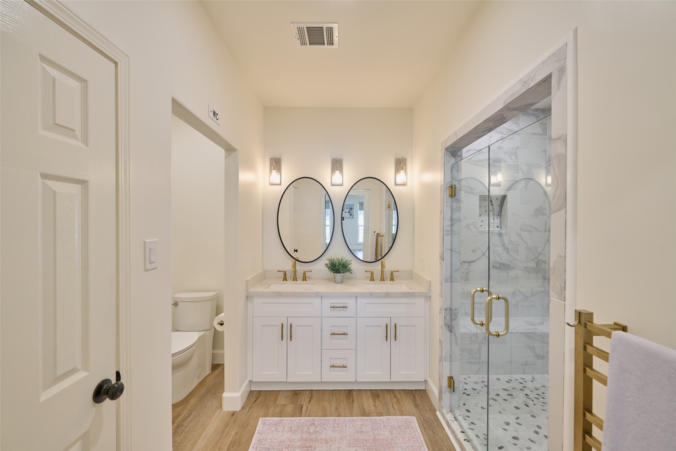 2218 Honea Egypt Road Magnolia, TX 77354 - Photo 31 of 50 Luxurious ensuite with a spa-like rain shower.