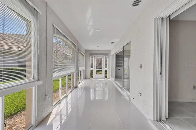 an aerial view of house with yard