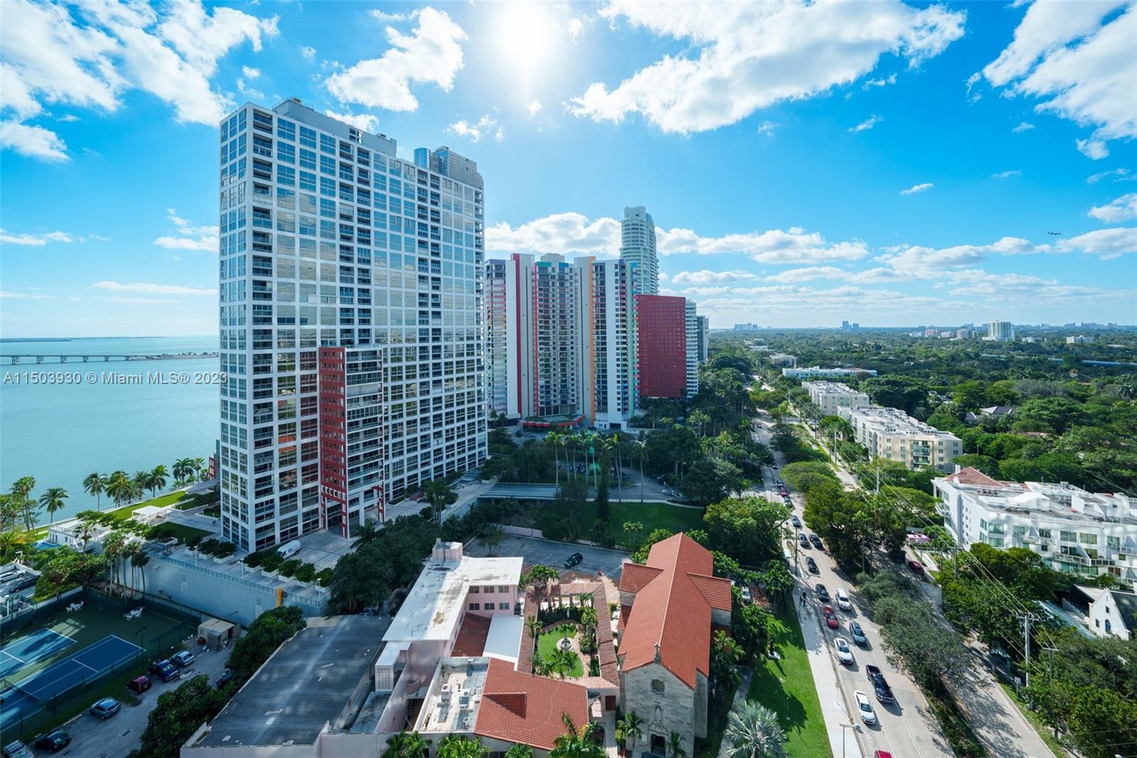 1451 Brickell Avenue, Unit 1803 Miami, FL 33131 - Photo 21 of 35 a view of a city with tall buildings