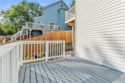 a view of a roof deck