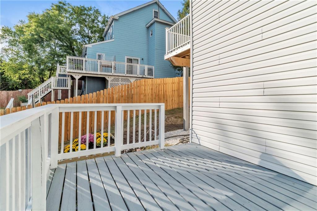 841 Railroad Street McKees Rocks, PA 15136 - Photo 36 of 44 a view of a house with wooden deck