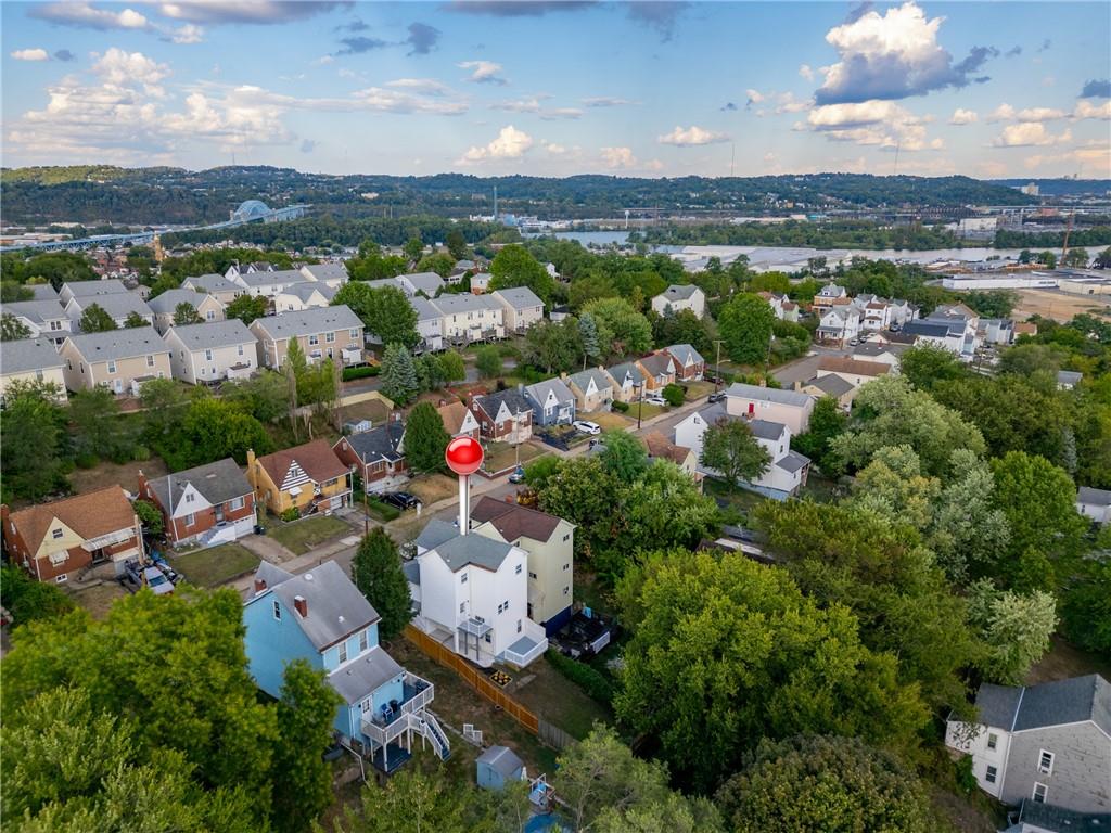 841 Railroad Street McKees Rocks, PA 15136 - Photo 43 of 44 an aerial view of a houses with outdoor space