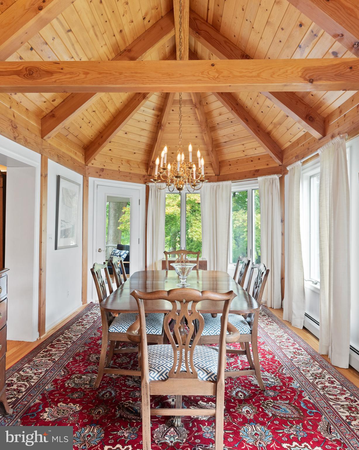 1858 Burley Road Annapolis, MD 21409 - Photo 30 of 76 a view of a dining room with furniture window and outside view