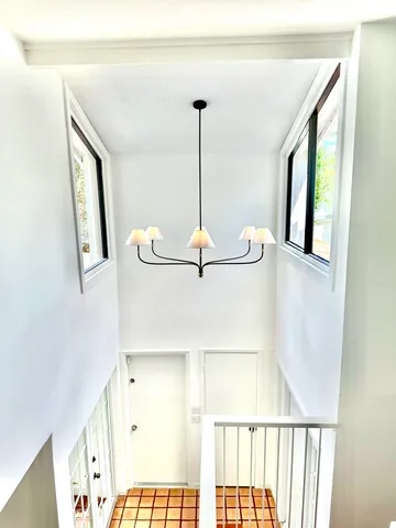 a view of front door