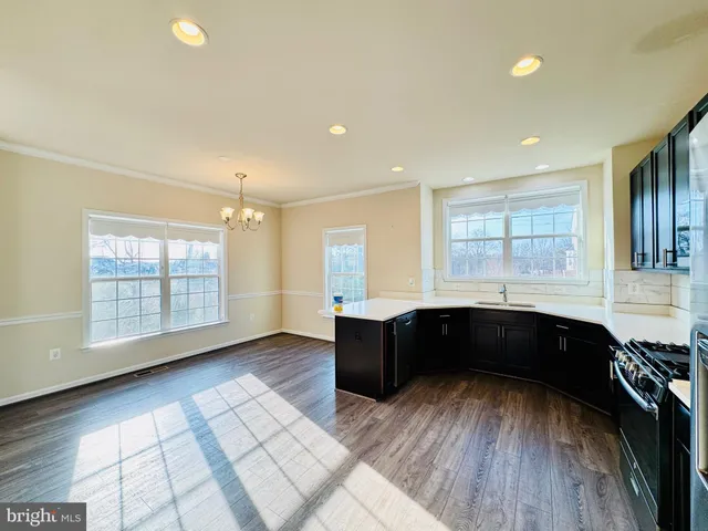 a living room with a large window