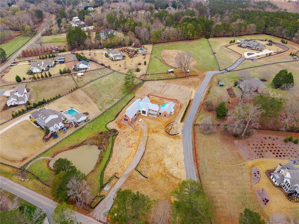 1350-a J A J Land Road Canton, GA 30115 - Photo 8 of 23 an aerial view of a swimming pool