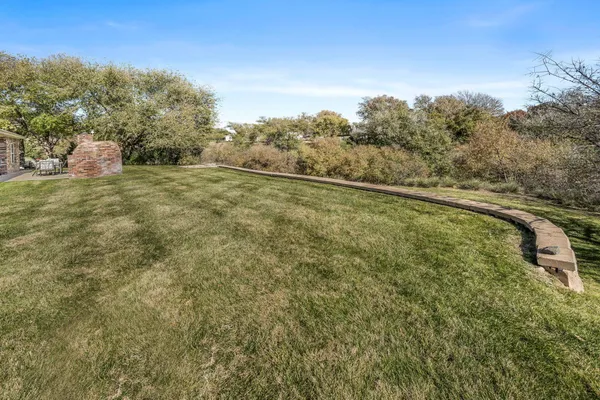 a view of an outdoor space and a yard