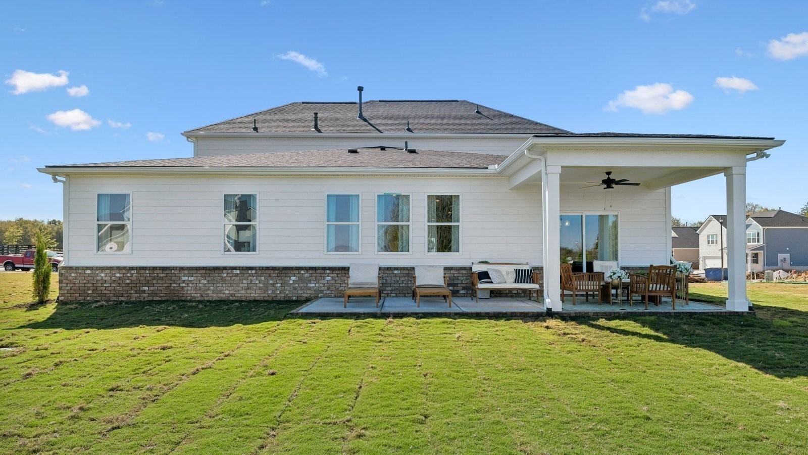 298 Harvest Point Boulevard Spring Hill, TN 37174 - Photo 53 of 70 a front view of a house with swimming pool
