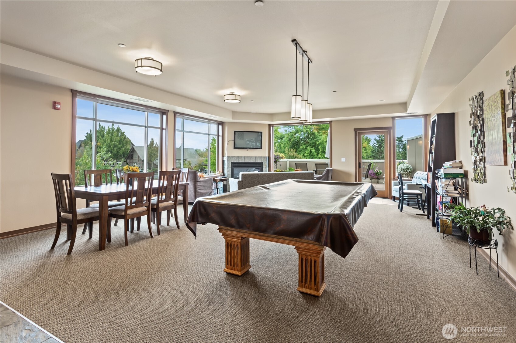 8780 Depot Road, Unit 308 Lynden, WA 98264 - Photo 30 of 36 a view of a dining room with furniture window and outside view
