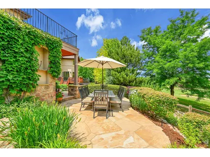 a view of outdoor space yard deck patio and outdoor kitchen
