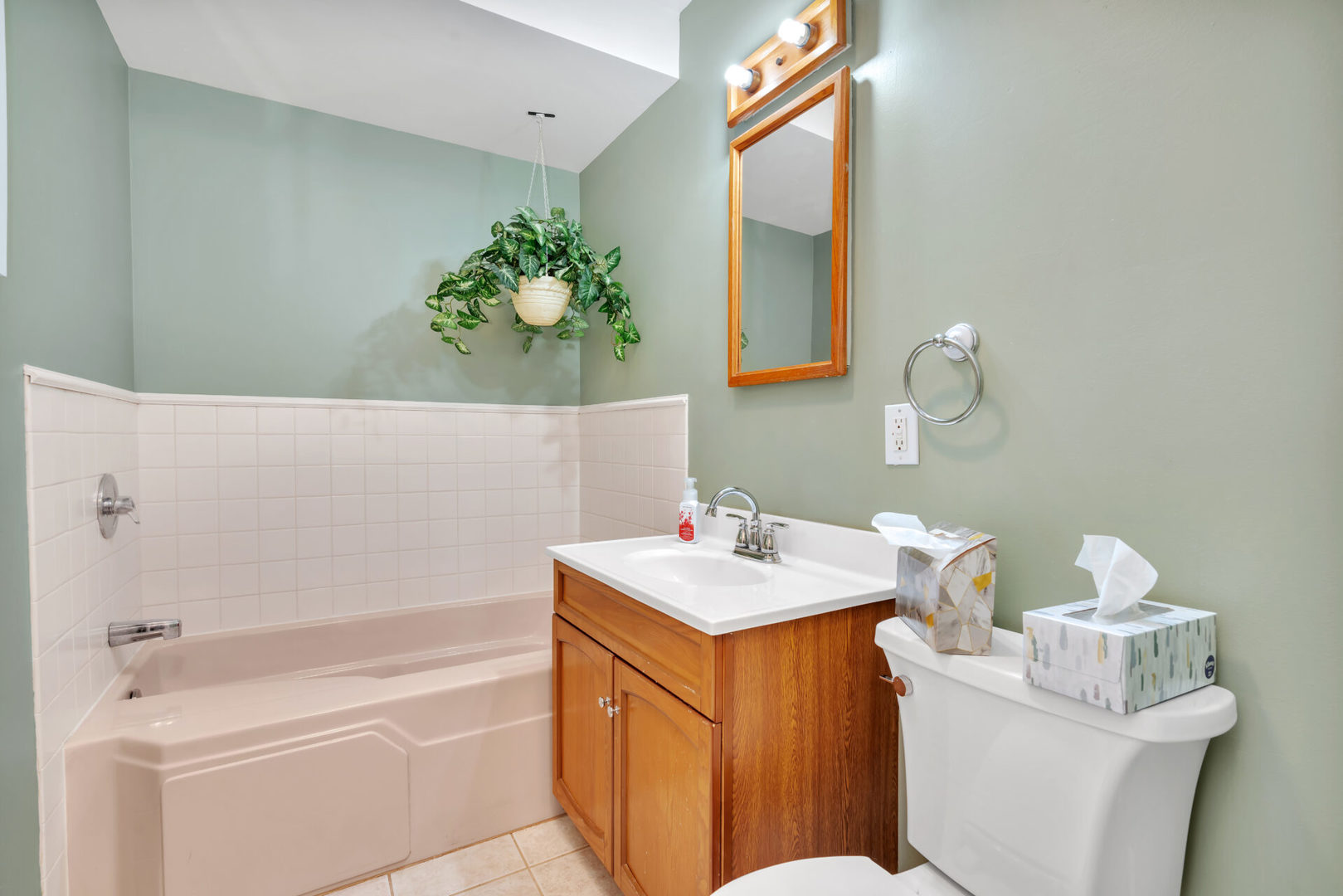 19556 West Manhattan Road Elwood, IL 60421 - Photo 21 of 23 a bathroom with a sink a toilet and shower
