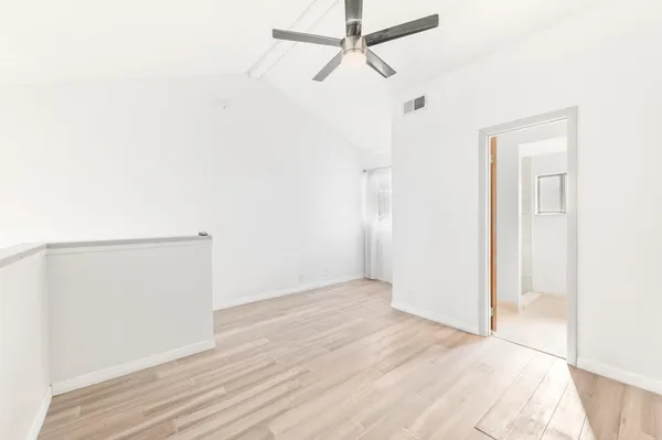 a view of city from a balcony