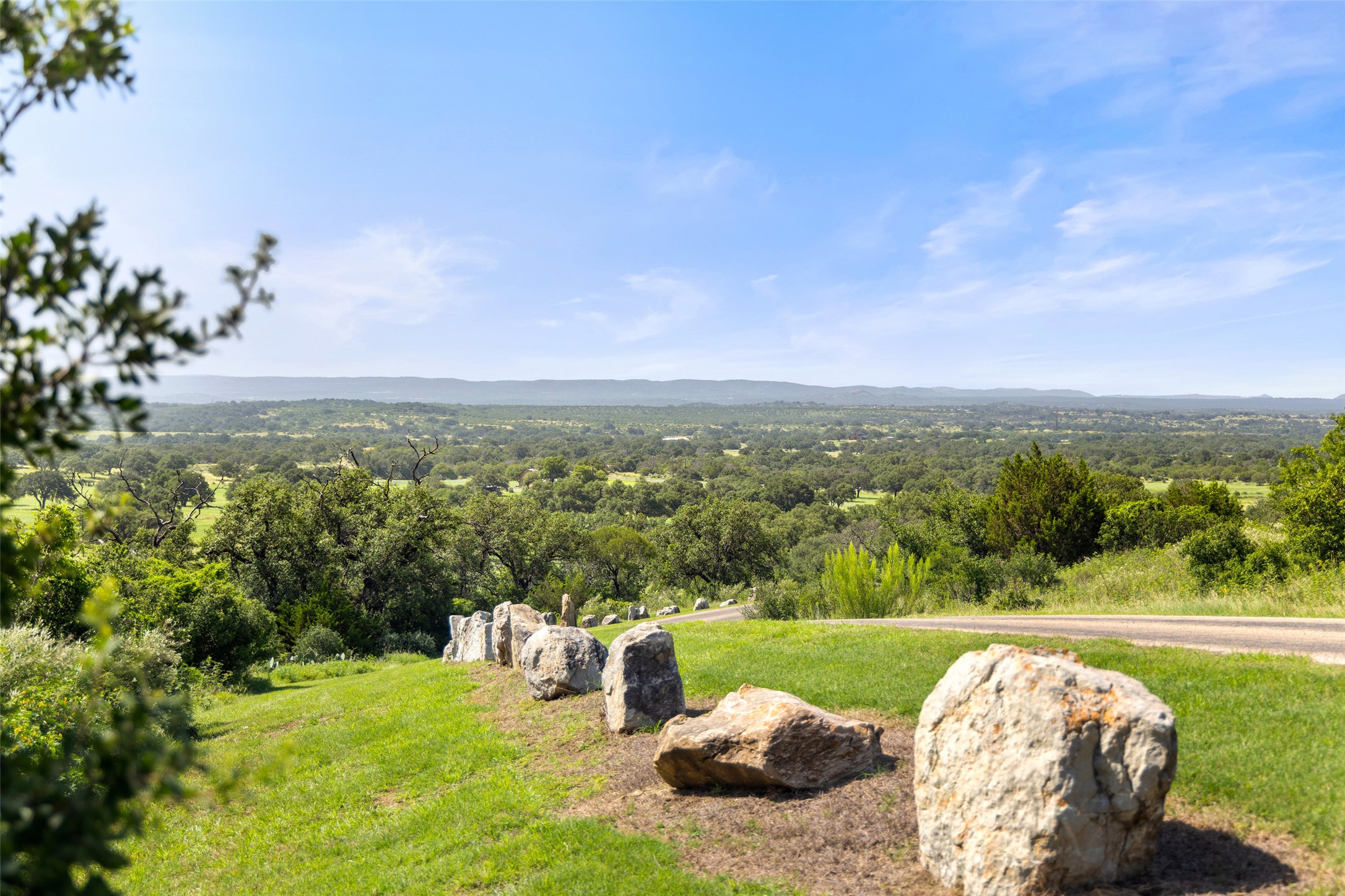 4529 Ranch Road 3347 Round Mountain, TX 78663 - Photo 21 of 36 a view of a lake with a yard