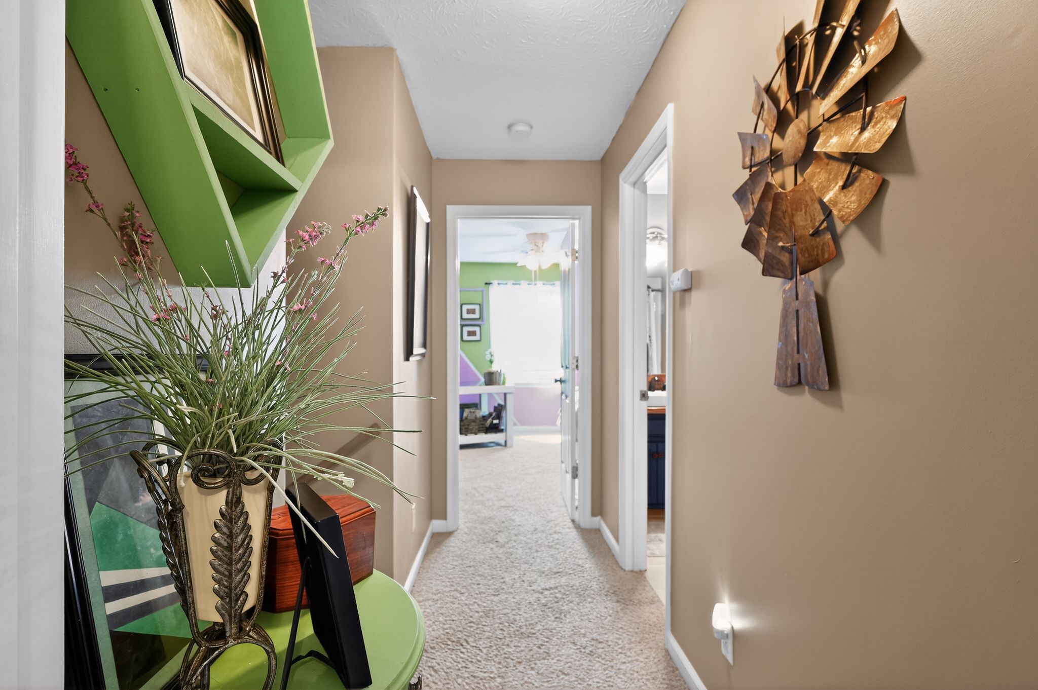 190 Hooper Road Smithville, TN 37166 - Photo 23 of 32 a view of a hallway with wooden floor and stairs