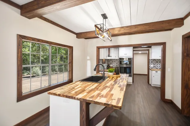 a very nice looking room with a large window