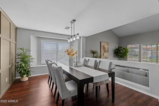 a living room with furniture and window