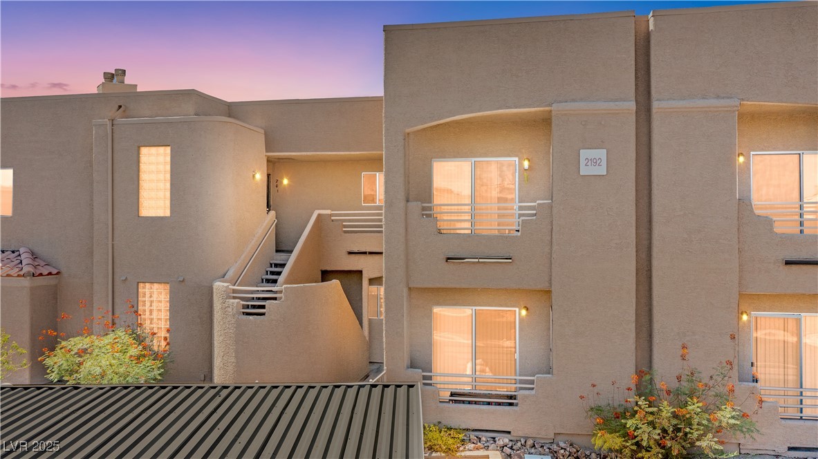 2192 Aspen Mirror Way, Unit 102 Laughlin, NV 89029 - Photo 1 of 58 View of front of home w/ balcony
