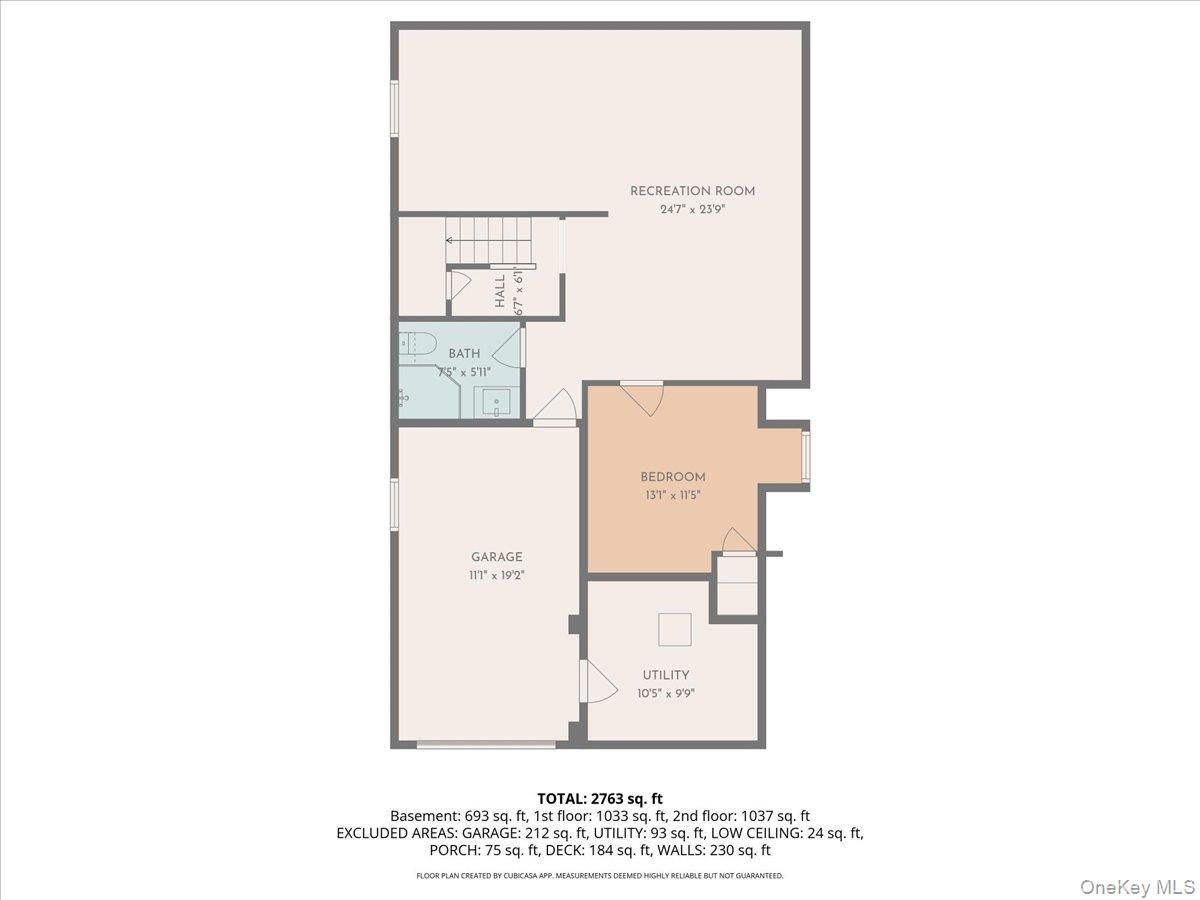 246 Tibbetts Road Yonkers, NY 10705 - Photo 25 of 27 Basement floor plan