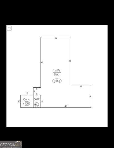 2155 A Rosedale Road Snellville, GA 30078 - Photo 11 of 11 a black and white photo of a floor