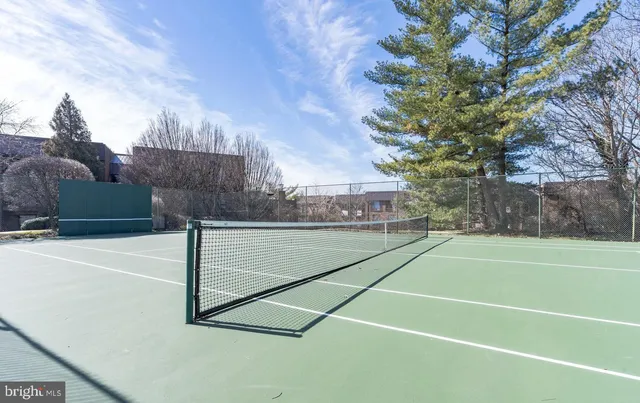 a view of a tennis court