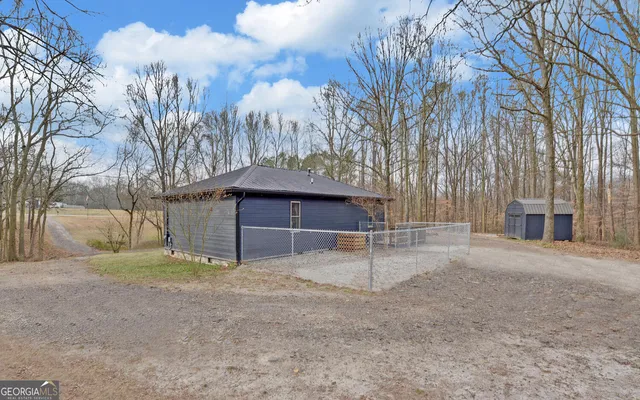 a view of lake with outdoor space