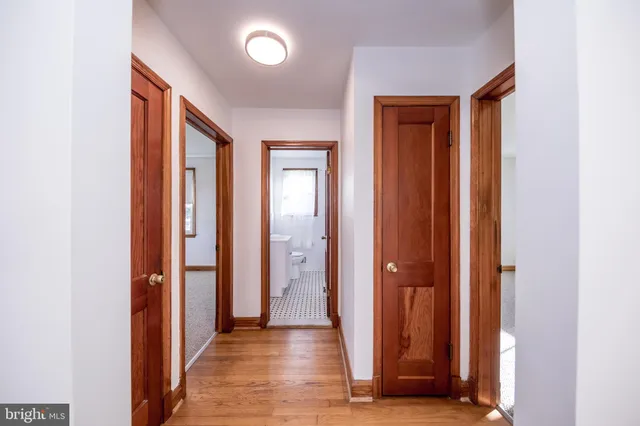wooden floor in a gallery