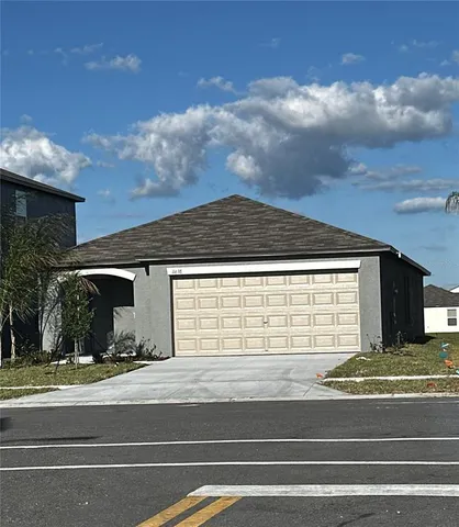 a view of a house with a outdoor space