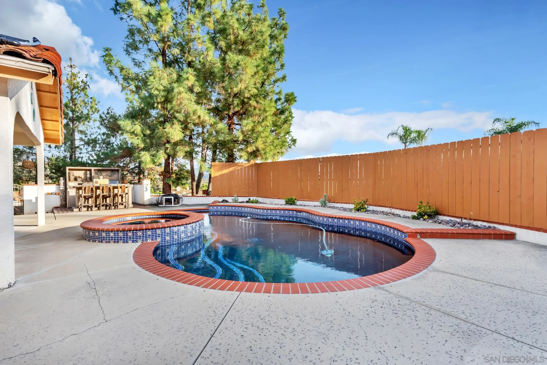2389 Victoria Circle Alpine, CA 91901 - Photo 51 of 75 a view of outdoor space and swimming pool