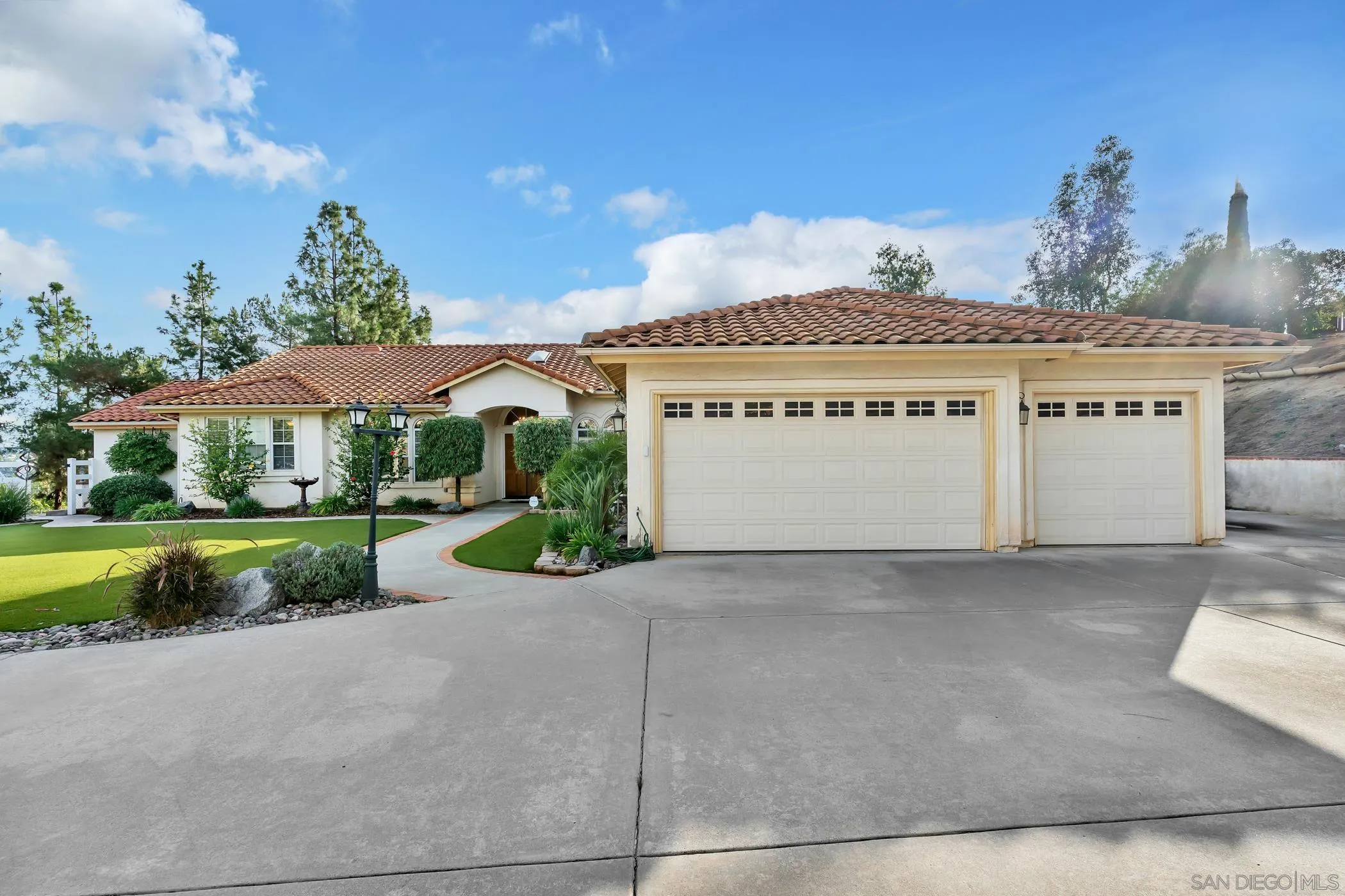 2389 Victoria Circle Alpine, CA 91901 - Photo 67 of 75 a view of a house with a yard and potted plants