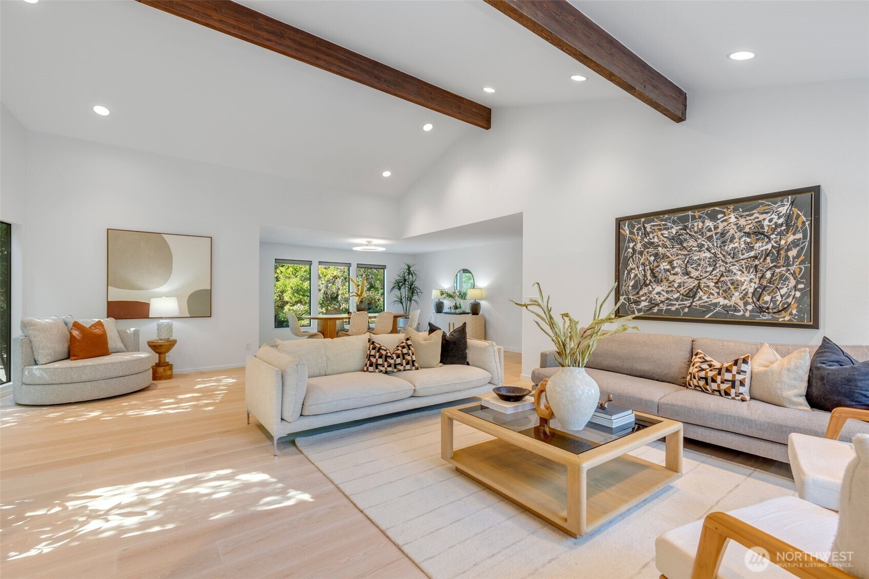 6667 Northeast Windermere Road Seattle, WA 98115 - Photo 6 of 40 a living room with furniture and a large window