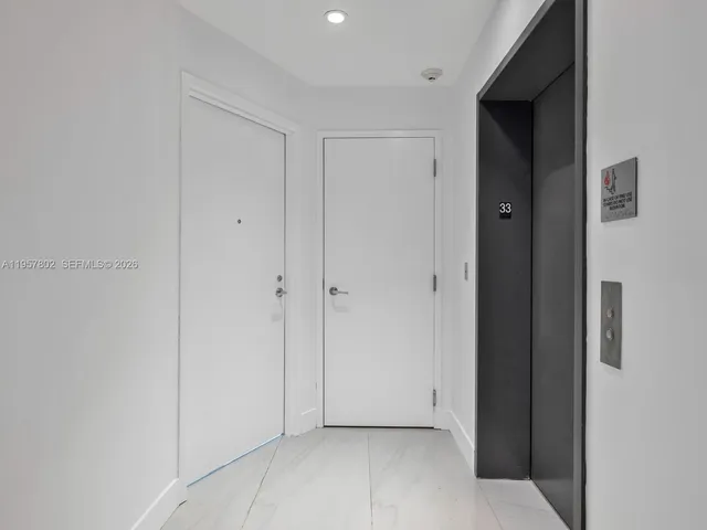 a view of an empty room