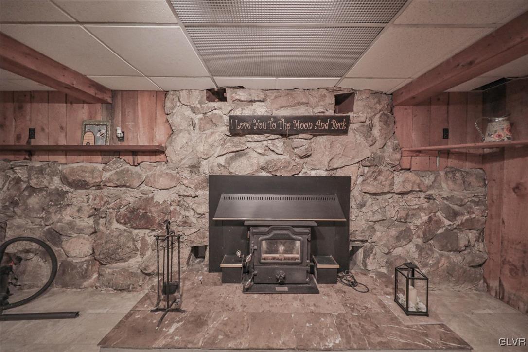 305 Clearview Drive Palmerton, PA 18071 - Photo 34 of 50 Wood - Coal Stove in Family Room - LL