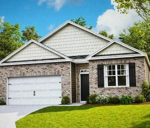 a view of a house with garden