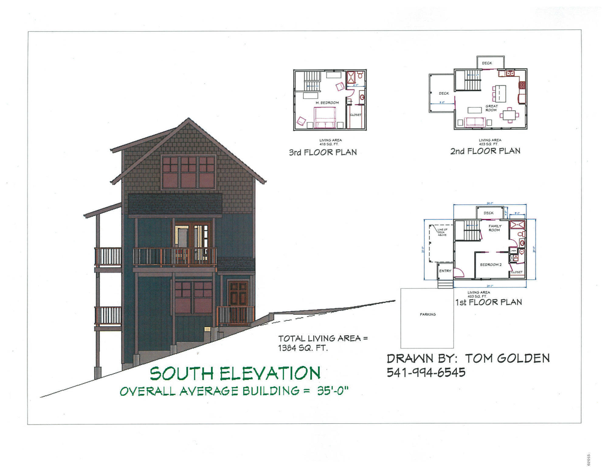 7800-blk Northeast Logan Road Lincoln City, OR 97367 - Photo 7 of 8 Tom Golden Drawing