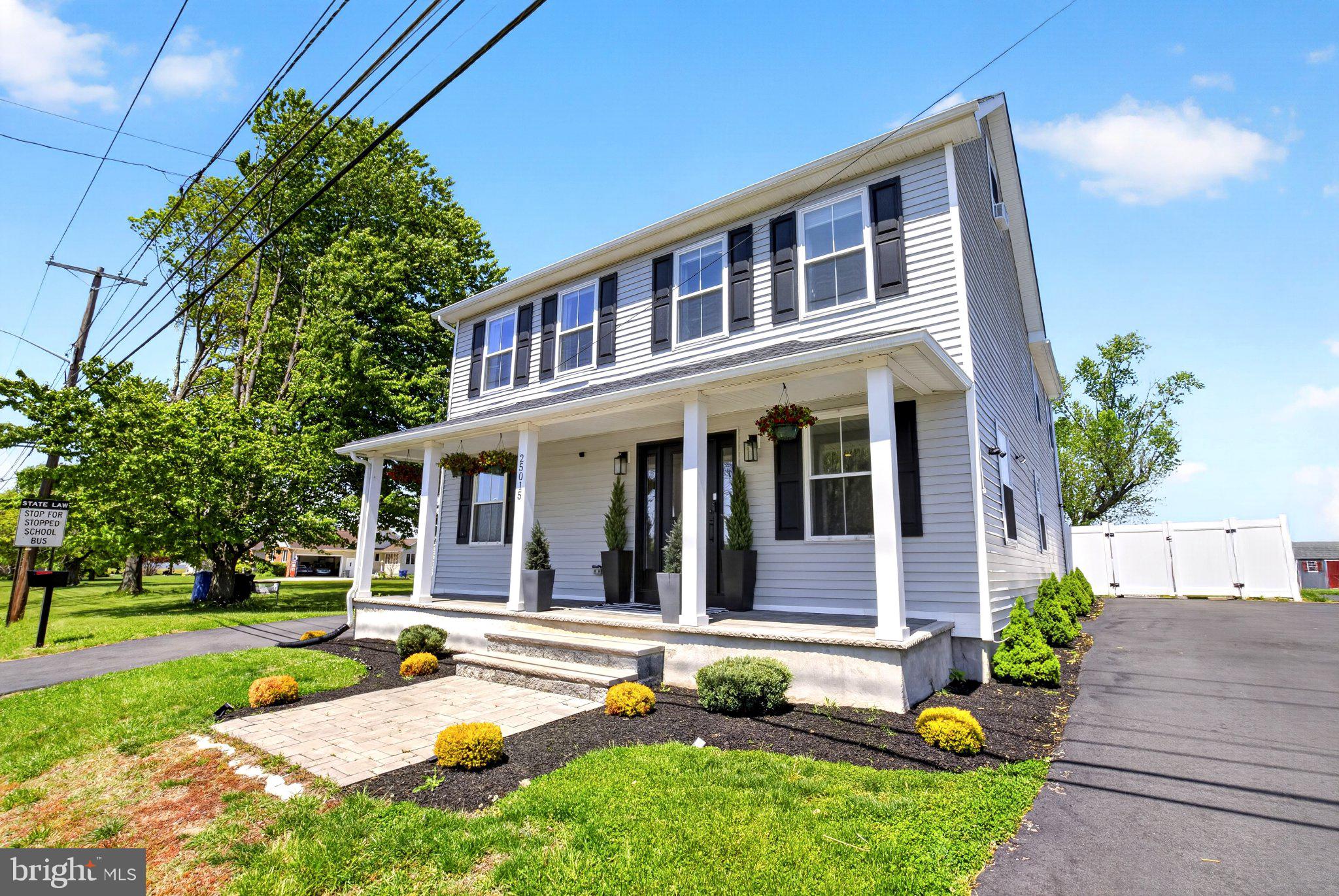 Charming two-story home with curb appeal.
