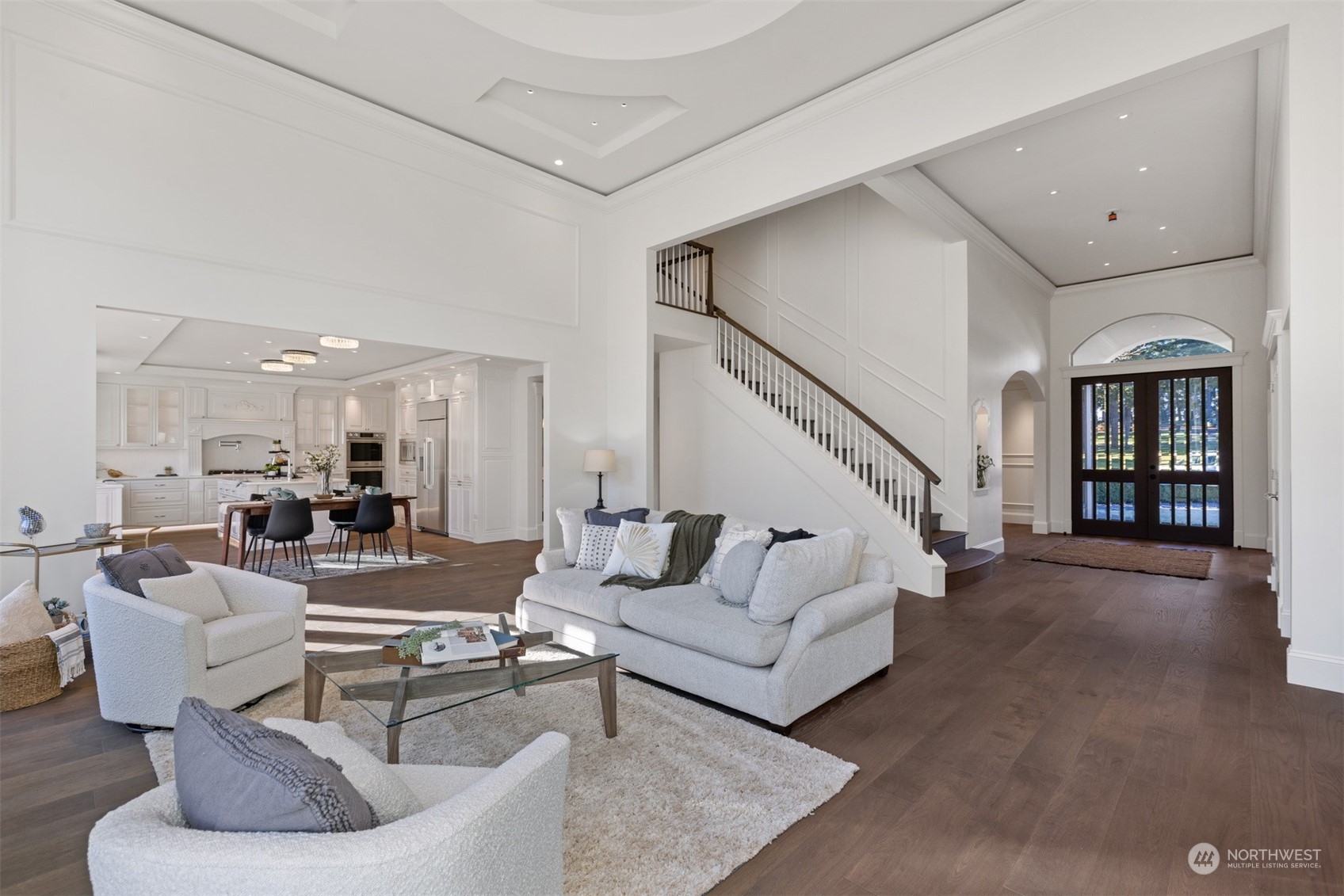 627 Linden Road Bellingham, WA 98225 - Photo 15 of 40 a living room with furniture or stairs and a wooden floor