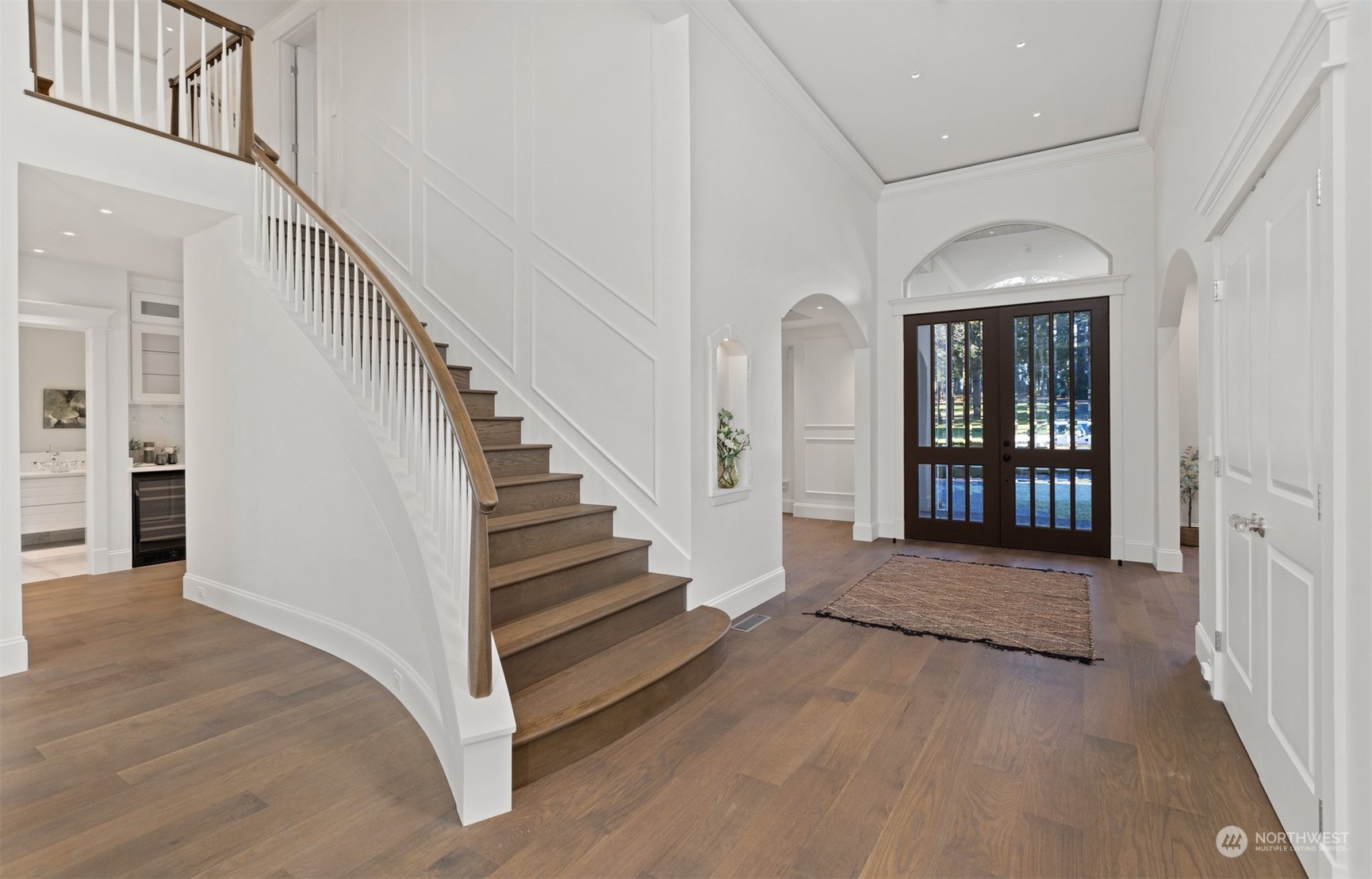 627 Linden Road Bellingham, WA 98225 - Photo 17 of 40 a view of entryway and hall with wooden floor
